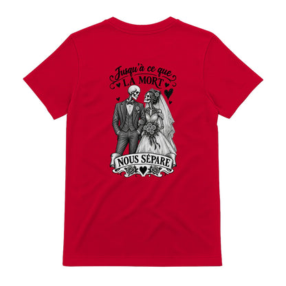 T-shirt Couple « Jusqu’à ce que la mort nous sépare » – Amour Éternel - Femorian