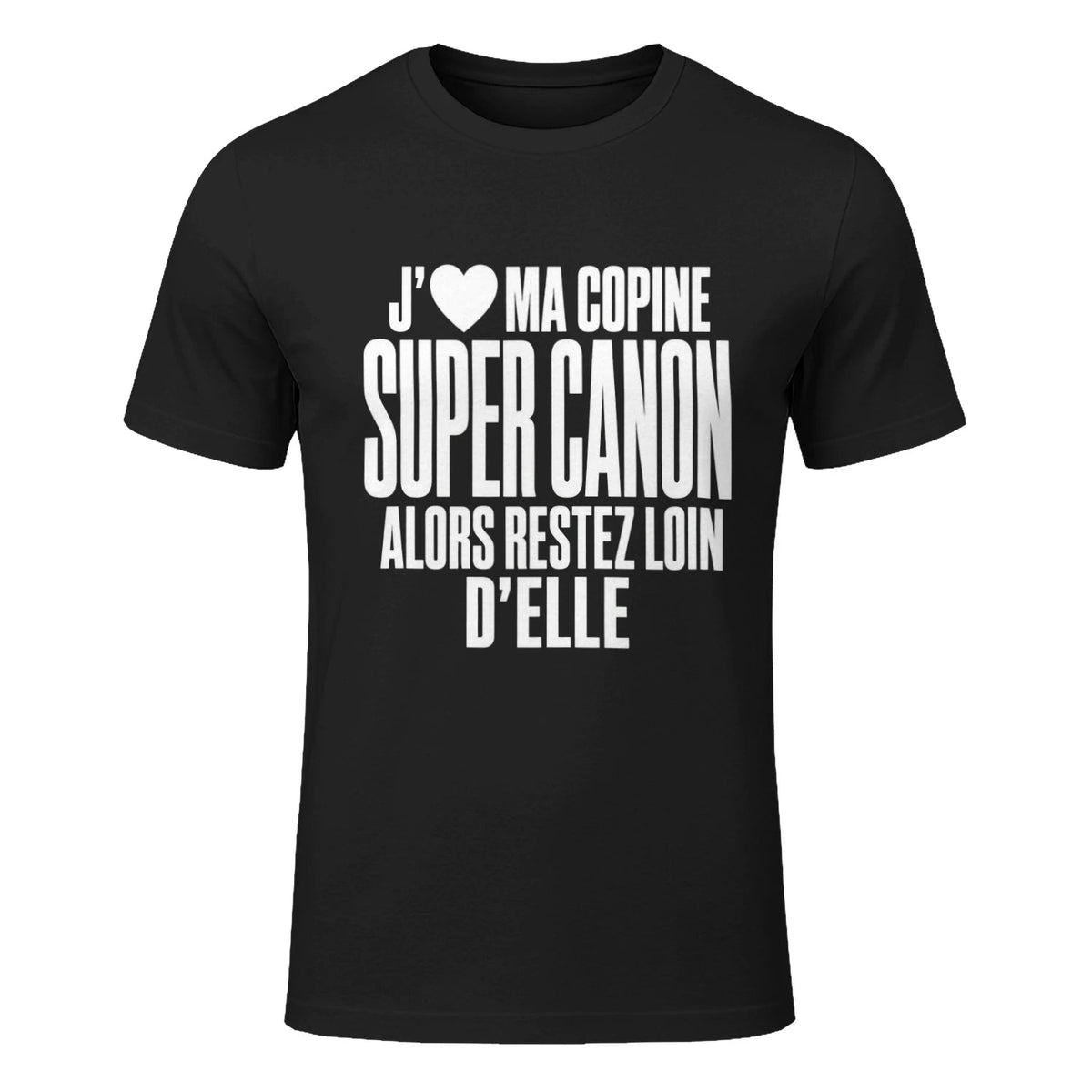 T-shirt « J'❤️ Ma Copine Canon » – Homme & Femme - Femorian