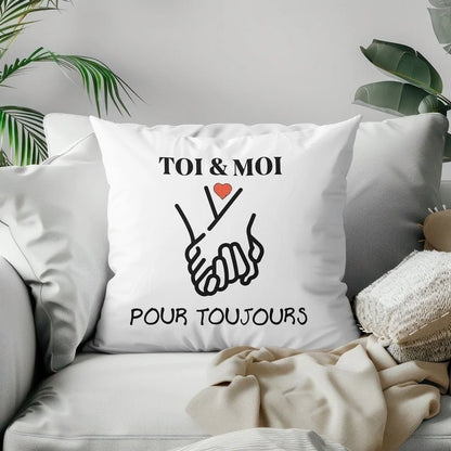 Coussin « TOI & MOI » – Pour toujours ❤️ - Femorian