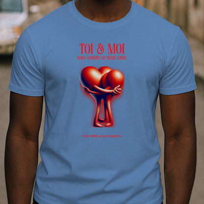 T-shirt Romantique et Minimaliste - « TOI & MOI » - Femorian