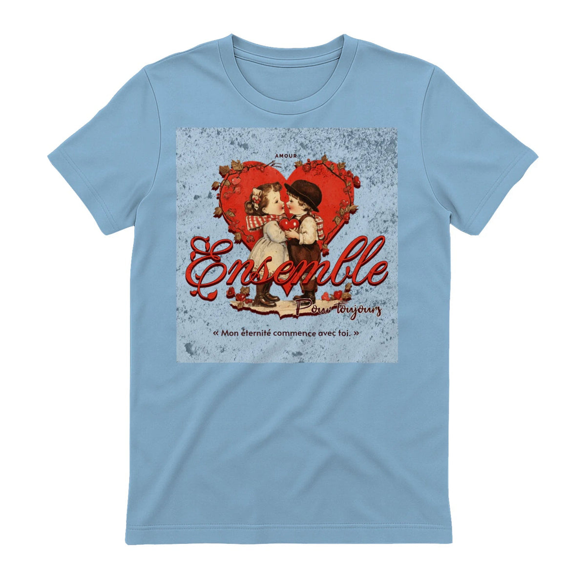 T-shirt Couple « Jusqu’à ce que la mort nous sépare » – Amour Éternel - Femorian