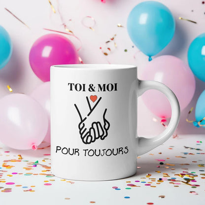 Tasse « TOI & MOI » – Pour toujours ❤️ - Femorian