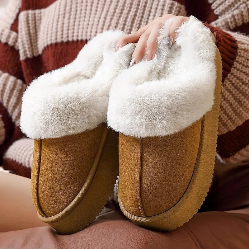 Chaussons en coton pour couples, chauds et antidérapants, - Femorian